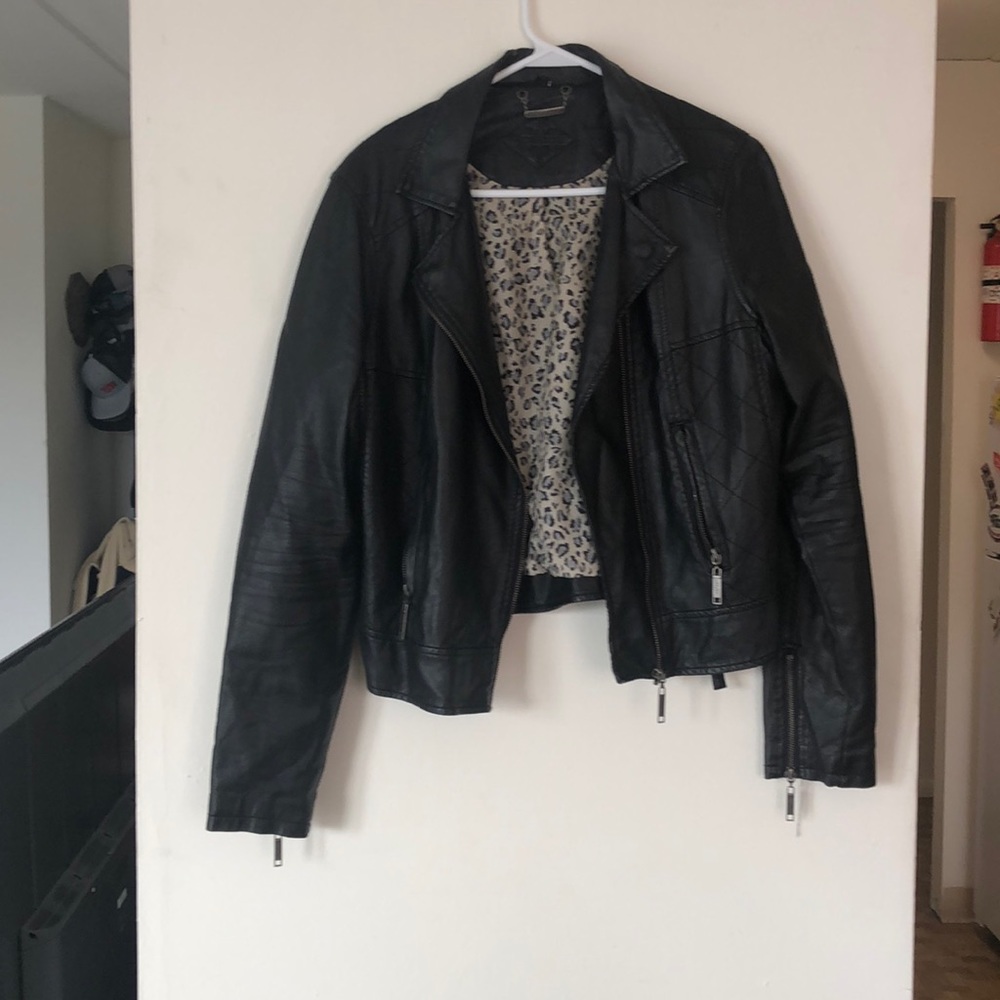 Faux Leather Jacket